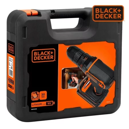 Kontrolsat - Black+Decker Screwdriver Drill - 18V - BDCDC18K-QW Kontrolsat - Black+Decker Screwdriver Drill - 18V - BDCDC18K-QW