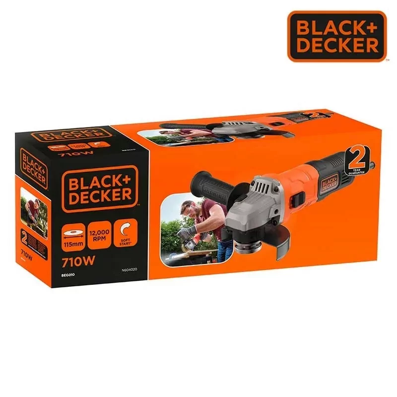 Kontrolsat - Black+Decker Mini Grinder - 710W - 115mm - BEG010-QS