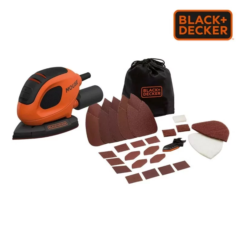 Kontrolsat - Lixadora de Detalhe Mouse Black&Decker - 55W - 15 Acessórios - BEW230BC-QS Kontrolsat - Lixadora de Detalhe Mouse Black&Decker - 55W - 15 Acessórios - BEW230BC-QS