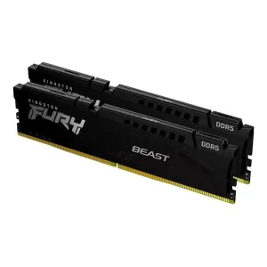 Kontrolsat - Memória RAM Kingston 16GB FURY Beast (2x8GB) DDR5 5600MHz CL40 - KF556C40BBK2-16