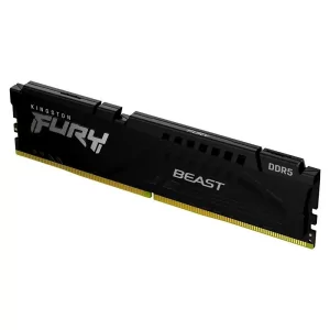 Kontrolsat - Memória RAM Kingston Fury Beast 16GB (1x16GB) DDR5-6000MHz CL40 Preta - KF560C40BB-16