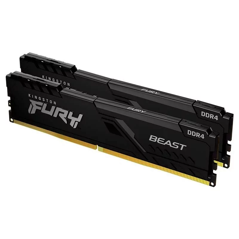 Kontrolsat - Dimm KINGSTON 16GB (2x8GB) DDR4 3600MHz CL17 FURY Beast Black
