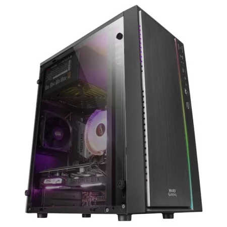 Kontrolsat - Caixa Mars Gaming - Micro-ATX - RGB - Preta - MCM