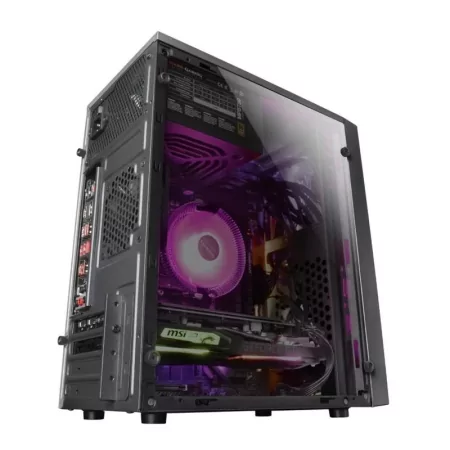 Kontrolsat - Caixa Mars Gaming - Micro-ATX - RGB - Preta - MCM Kontrolsat - Caixa Mars Gaming - Micro-ATX - RGB - Preta - MCM