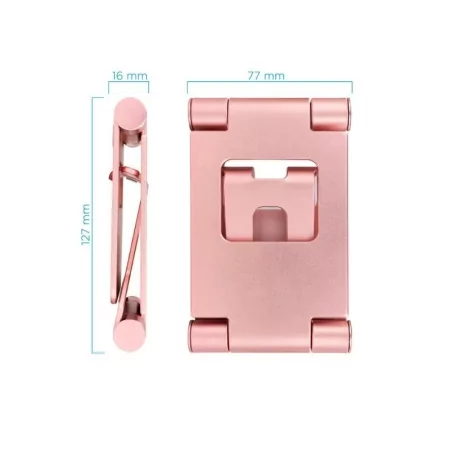 Kontrolsat - TooQ Adjustable Desk Stand - For Cell Phone / Tablet - 10" - Pink - PH-KEOPS-OCASO Kontrolsat - TooQ Adjustable Desk Stand - For Cell Phone / Tablet - 10" - Pink - PH-KEOPS-OCASO