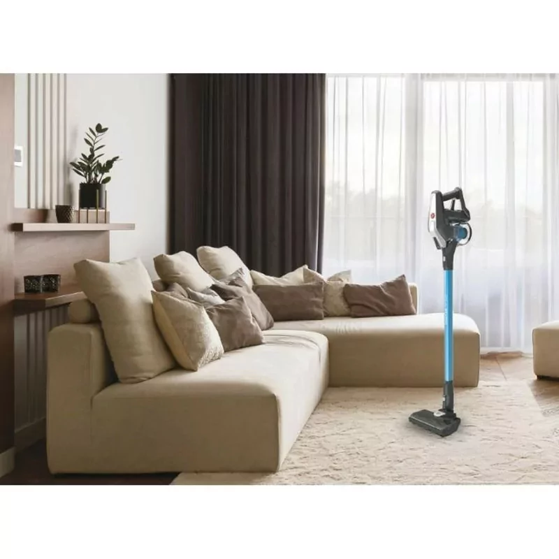 Kontrolsat - Aspirador Vertical Hoover - 0.7L - 22V - 240W - Preto / Azul - HF322TP011