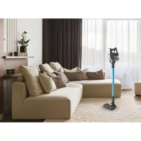 Kontrolsat - Aspirador Vertical Hoover - 0.7L - 22V - 240W - Preto / Azul - HF322TP011