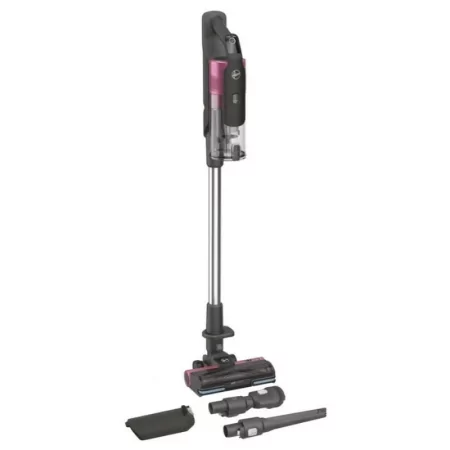 Kontrolsat - Hoover HF9 Upright Vacuum Cleaner - Anti-Twist - 350W - 21.6V - Black / Pink - HF920H Kontrolsat - Hoover HF9 Upright Vacuum Cleaner - Anti-Twist - 350W - 21.6V - Black / Pink - HF920H