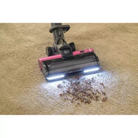 Kontrolsat - Hoover HF9 Upright Vacuum Cleaner - Anti-Twist - 350W - 21.6V - Black / Pink - HF920H Kontrolsat - Hoover HF9 Upright Vacuum Cleaner - Anti-Twist - 350W - 21.6V - Black / Pink - HF920H