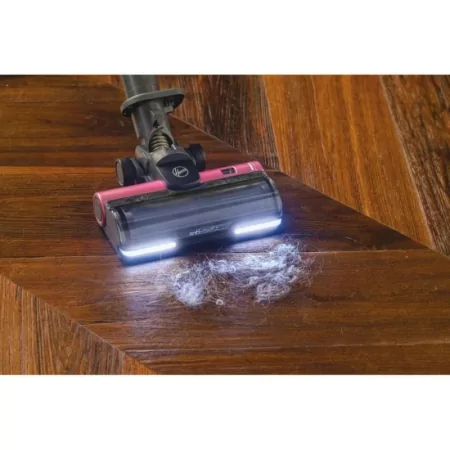 Kontrolsat - Hoover HF9 Upright Vacuum Cleaner - Anti-Twist - 350W - 21.6V - Black / Pink - HF920H Kontrolsat - Hoover HF9 Upright Vacuum Cleaner - Anti-Twist - 350W - 21.6V - Black / Pink - HF920H
