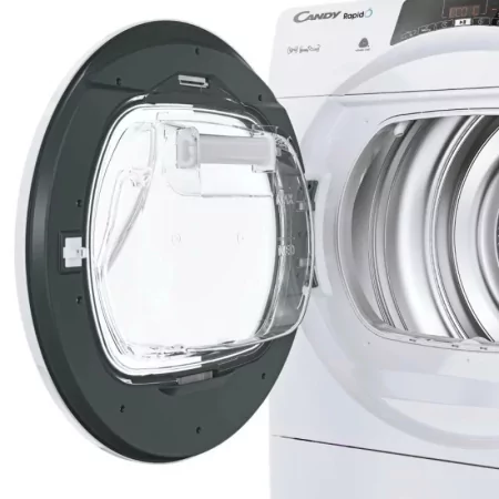 Kontrolsat - Máquina de Secar Roupa Candy - 9Kg - Bomba de Calor - Classe E - Branca - ROE H9A2TE-S Kontrolsat - Máquina de Secar Roupa Candy - 9Kg - Bomba de Calor - Classe E - Branca - ROE H9A2TE-S