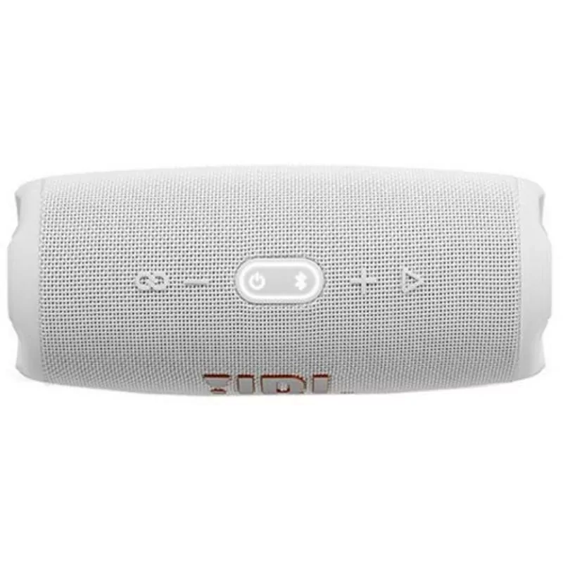 Kontrolsat - JBL CHARGE 5 Speaker - Portable - Waterproof - Branca - CHARGE5WHT