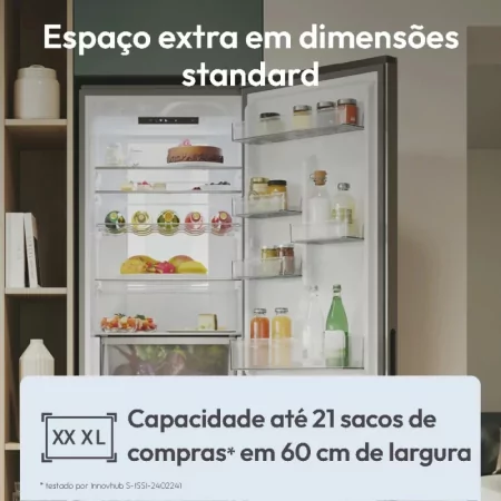 Kontrolsat - Candy CNCQ2T618EX Fridge Freezer (355L - Class E - Inox) Kontrolsat - Candy CNCQ2T618EX Fridge Freezer (355L - Class E - Inox)