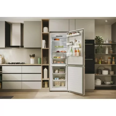 Kontrolsat - Candy CNCQ2T618EW Fridge Freezer (355L - Class E - White) Kontrolsat - Candy CNCQ2T618EW Fridge Freezer (355L - Class E - White)