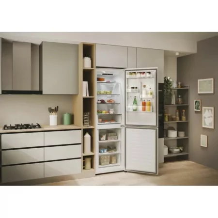 Kontrolsat - Candy CNCQ2T618EW Fridge Freezer (355L - Class E - White) Kontrolsat - Candy CNCQ2T618EW Fridge Freezer (355L - Class E - White)