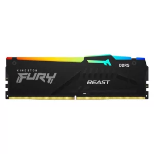 Kontrolsat - Memória RAM Kingston FURY Beast 16GB DDR5 5200MHz CL36 – Alto Desempenho, Iluminação RGB