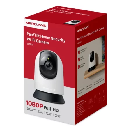 Câmara Wi-Fi Mercusys MC210 (Full HD - PTZ - Visão Noturna)