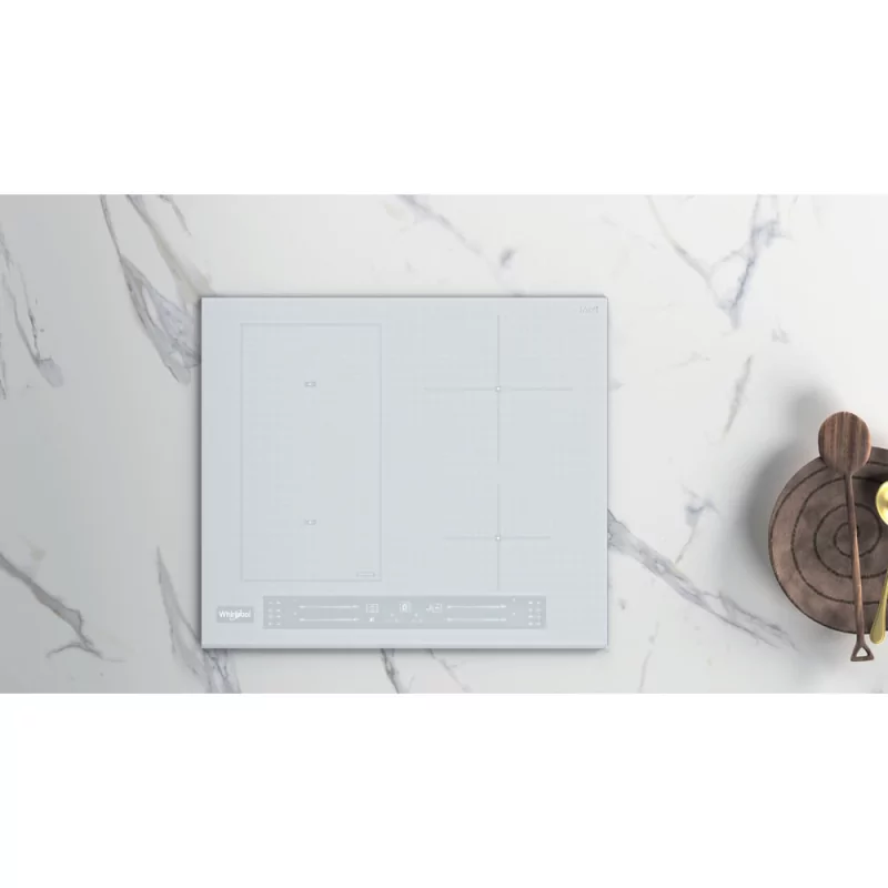 Placa de Cerâmica WHIRLPOOL WLS-5360-BF/W (Ref: 152073) - 4 Zonas, Branco