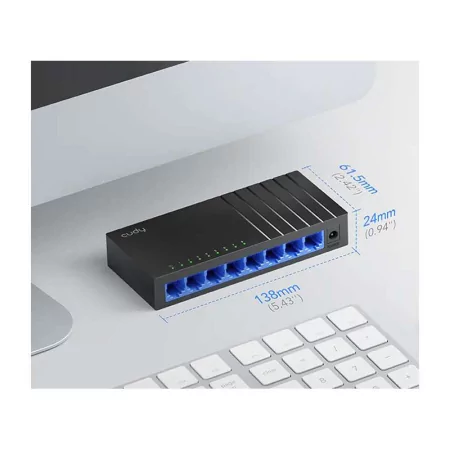 Switch Cudy - 8 Puertas Gigabit - UnManaged - GS108D