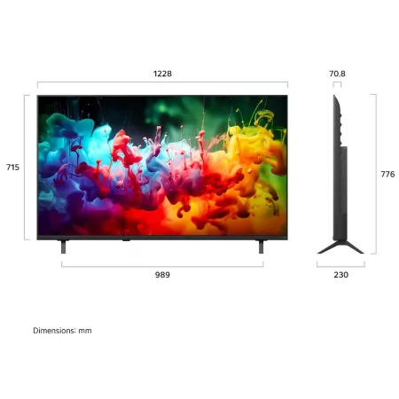 Smart TV LG 55QNED7EB de 55" (140 cm) QNED Mini LED 4K UHD AI α7 Gen9 HDR10 Magic Remote