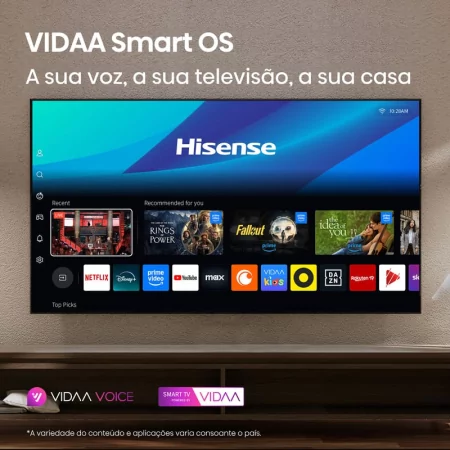 Smart TV Hisense 100UXQ 100" (253 cm) RGB MiniLED 4K 165Hz Dolby Vision IQ IMAX Enhancer VIDAA U9