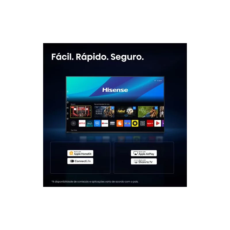 Smart TV Hisense 32A4S 32" (81 cm) HD (HDR10) VIDAA U9