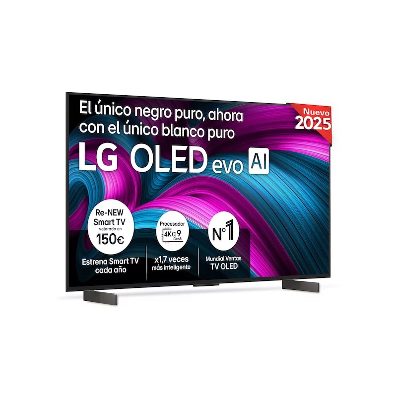 Smart TV LG OLED48C5ELB.AEU 48" (122 cm) OLED evo AI 4K 144Hz Dolby Vision webOS 25