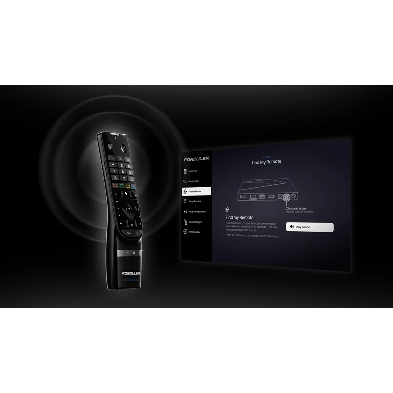 Formuler Voice Command - (Backlight - Customizable) - GTV-BT3