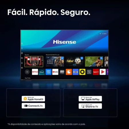 Smart TV Hisense 32A5S de 32" (80 cm) QLED Full HD Dolby Atmos VIDAA U9
