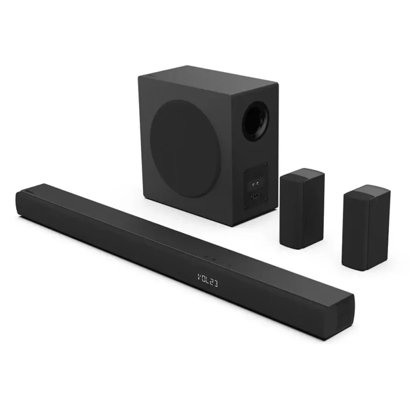 Soundbar Hisense AX AX5100Q 580W - 5.1 CH, Dolby Atmos, DTS Virtual: X, Hi-Concerto, EzPlay Soundbar Hisense AX AX5100Q 580W - 5.1 CH, Dolby Atmos, DTS Virtual: X, Hi-Concerto, EzPlay