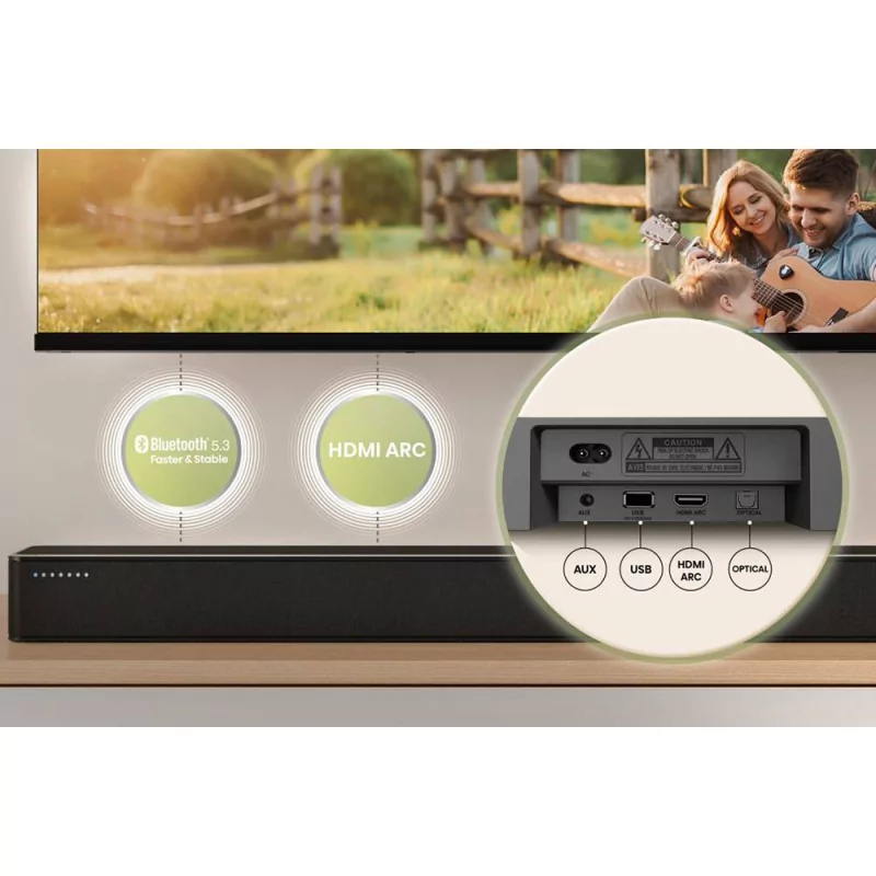 Soundbar Hisense HS2100 240W - CH 2.1 DTS:Virtual X