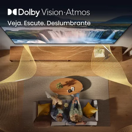 Smart TV Hisense 85E7S 85" (215 cm) QLED 4K Dolby Vision IQ VIDAA U9.5