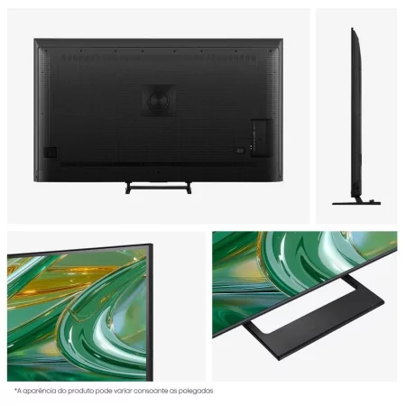 Smart TV Hisense 55E8S 55" (139 cm) MiniLED QLED 4K 144Hz Dolby Vision IQ VIDAA U9