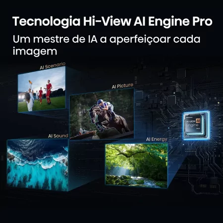 Smart TV Hisense 55U7S PRO 55" (139 cm) MiniLED QLED 4K 165Hz Dolby Vision IQ IMAX Enhancer VIDAA U9.5