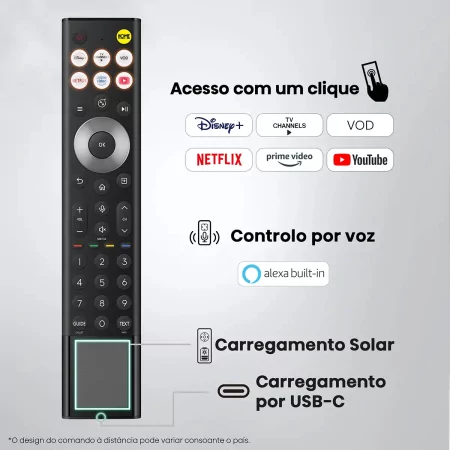 Smart TV Hisense 55U7S PRO de 55" (139 cm) MiniLED QLED 4K 165Hz Dolby Vision IQ IMAX Enhancer VIDAA U9.5