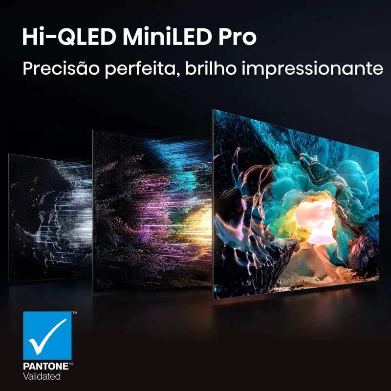 Smart TV Hisense 75U7S PRO de 75" (189 cm) MiniLED QLED 4K 165Hz Dolby Vision IQ IMAX Enhancer VIDAA U9.5