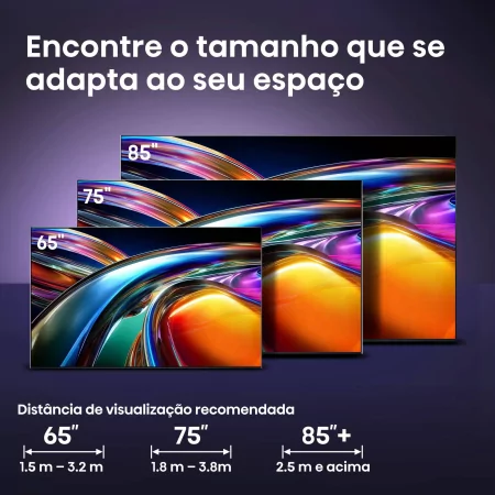 Smart TV Hisense 65UR9S 65" (164 cm) RGB MiniLED 4K 170Hz Dolby Vision IQ IMAX Enhancer VIDAA U9.5