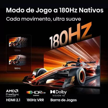 Smart TV Hisense 85UR9S 85" (215 cm) RGB MiniLED 4K 180Hz Dolby Vision IQ IMAX Enhancer VIDAA U9.5