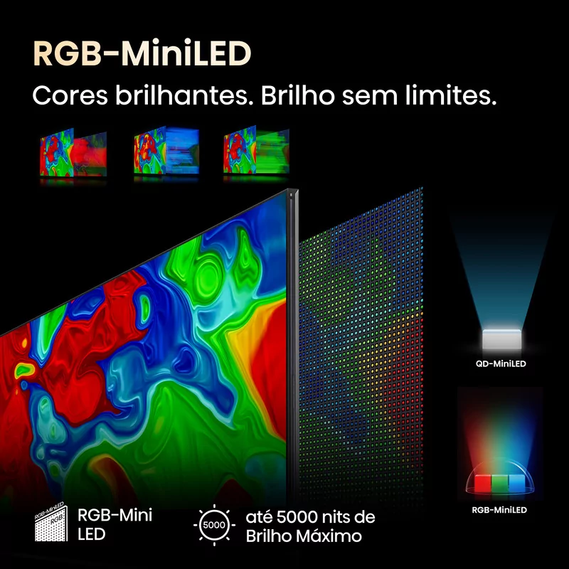 Smart TV Hisense 116UXQ 116" (293 cm) RGB MiniLED 4K 165Hz Dolby Vision IQ IMAX Enhancer VIDAA U9