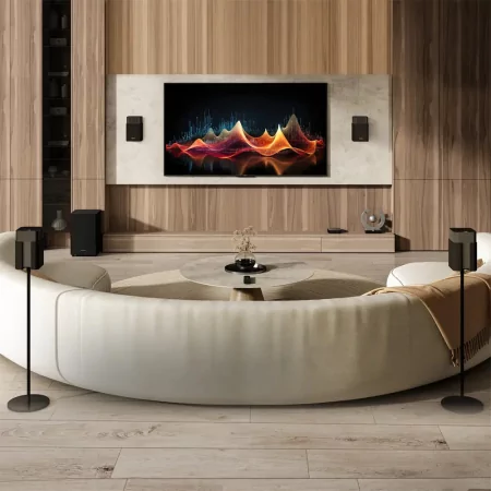 Barra de sonido Hisense HT Saturn 360W - 4.1.2 canales, cine en casa, Dolby Atmos, DTS Virtual: X, Hi-Concerto, EzPlay