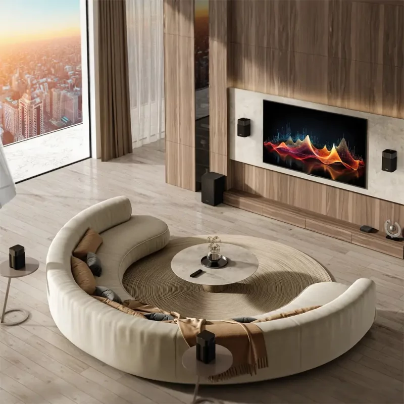 Soundbar Hisense HT Saturn 360W - 4.1.2 CH, Home Theather, Dolby Atmos, DTS Virtual: X, Hi-Concerto, EzPlay