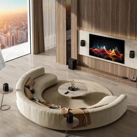 Soundbar Hisense HT Saturn 360W - 4.1.2 CH, Home Theater, Dolby Atmos, DTS Virtual: X, Hi-Concerto, EzPlay