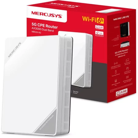 Router 5G Wi-Fi 6 2.5GbE Mesh Mercusys MB520-5G AX3000
