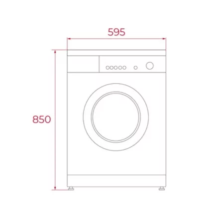 Máquina de Lavar Roupa Teka - (8Kg - 15 Programas - Classe A - Branca) - WMK 40840 WH