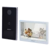 Hikvision DS-KIS608-P - Kit Videoporteiro IP/WiFi com Monitor 7, Moldura Estreita e Leitor MF (Até 16 Monitores)