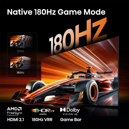 Smart TV Hisense 55UR8S de 55" (139 cm) RGB Mini LED 180Hz IMAX Enhanced