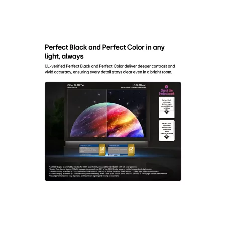Smart TV LG OLED48G66LS.AEU 48" (121 cm) OLED evo AI G66 Gallery 4K 165Hz Dolby Vision webOS 26