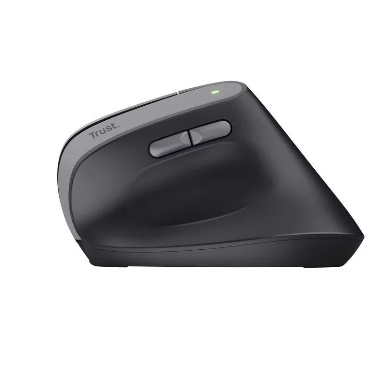 Rato Vertical TRUST BAYO II (Wireless - 2400 DPI - Ergonômico - Preto)