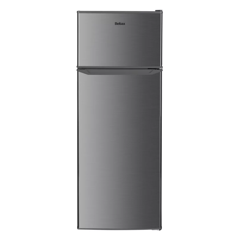Frigorífico 2 Portas Beltax 206L - 143cm Inox - Classe E - BFR3511IX Frigorífico 2 Portas Beltax 206L - 143cm Inox - Classe E - BFR3511IX