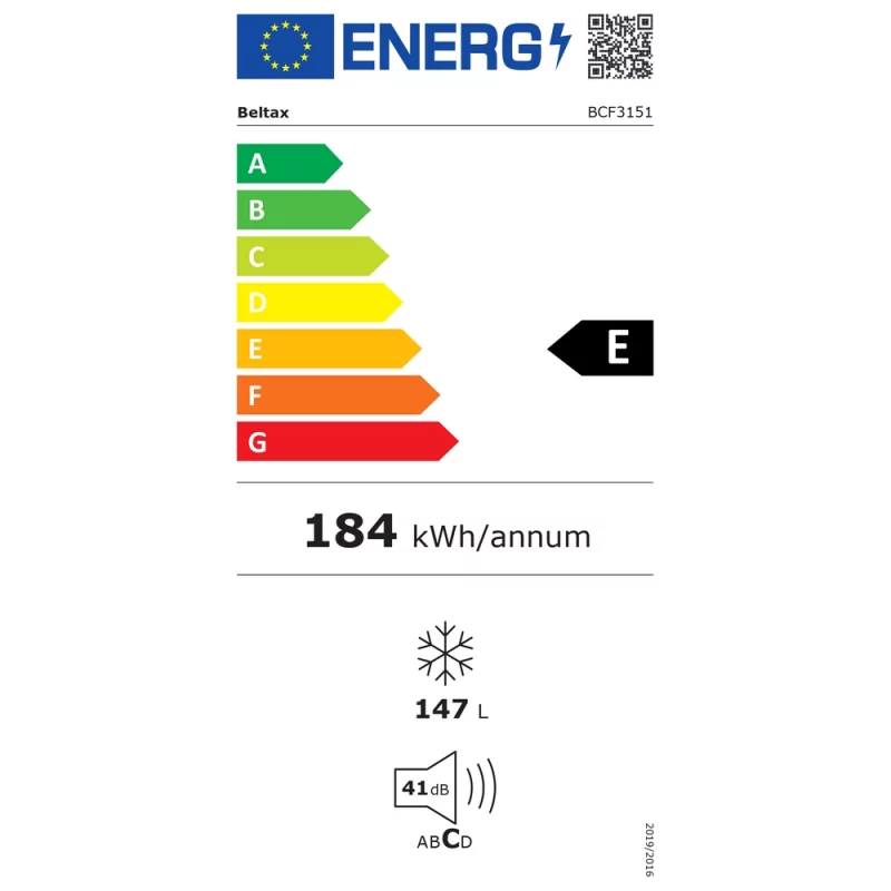Congelador horizontal Beltax BCF3151 (147 L - Doble función - Blanco)